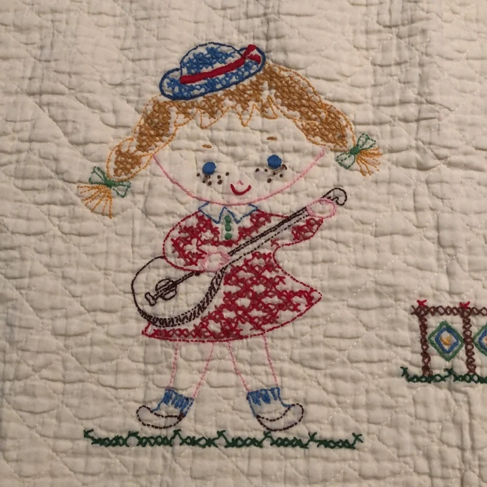 Vintage Nursery rhymes quilt
